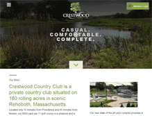 Tablet Screenshot of crestwoodcc.com